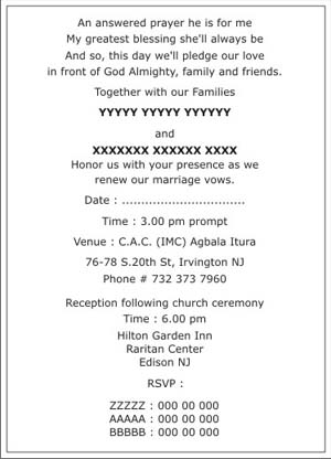 Christian Wedding Cards Wordings Regal Cards